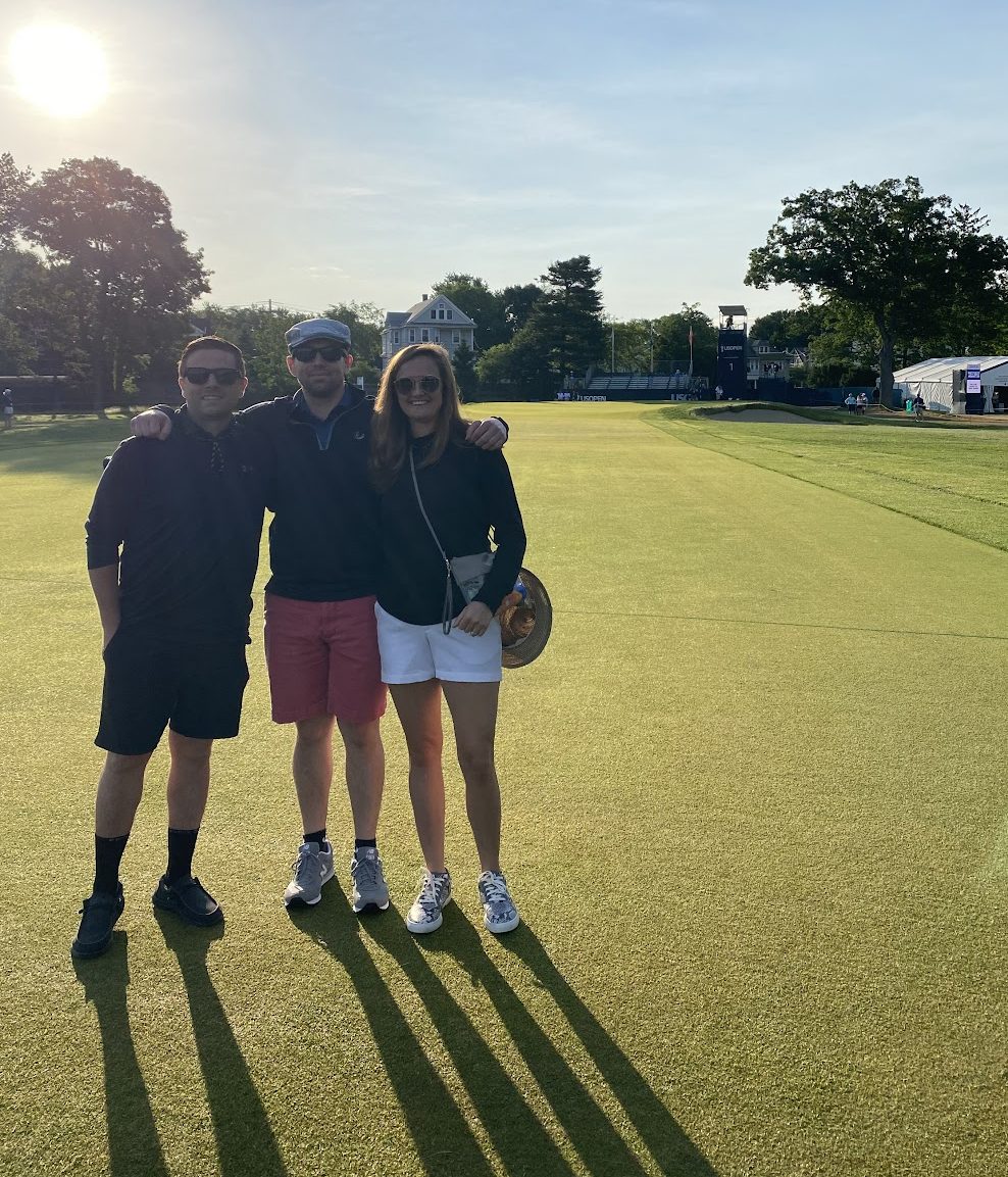 Central MA sales team at the US open